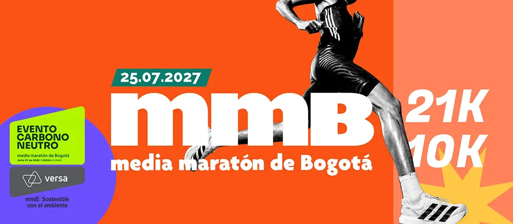 Certificado oficial de Evento Carbono Neutro 2025 entregado a la media maratón de Bogotá por Versa Expertos en Certificación