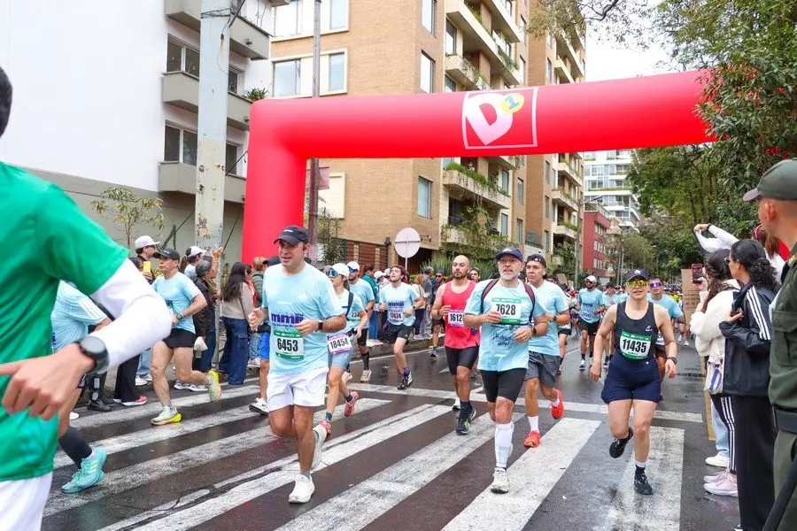 Corredores entrenando a la altura de Bogotá