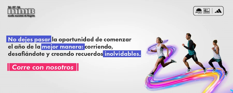 Inscríbete a la media maratón de Bogotá 2026