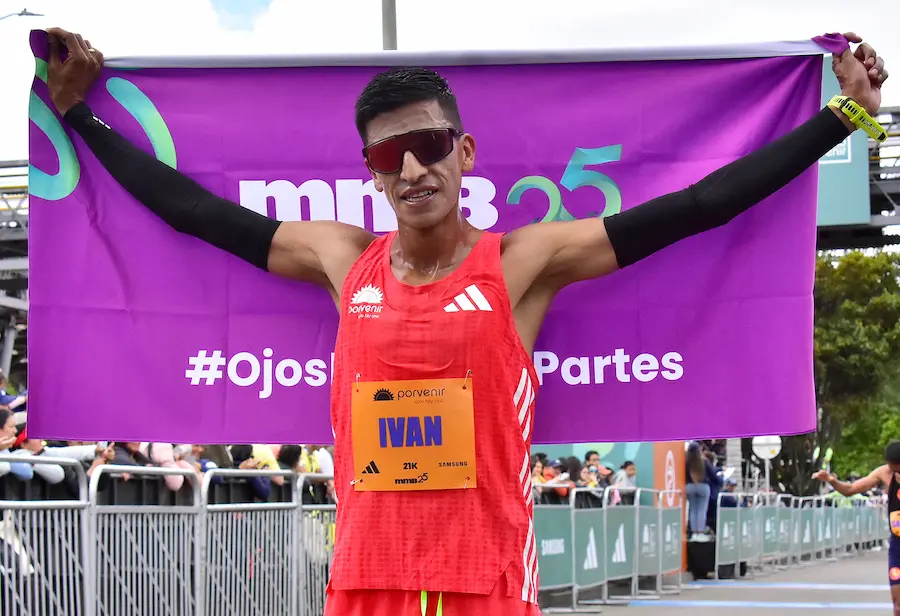 Iván González mejor colombiano en 21K mmB 25.