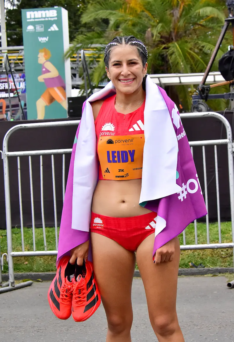 Leidy Lozano mejor colombiana en 21K mmB 25