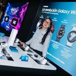 Stand de ropa deportiva en Expomedia.