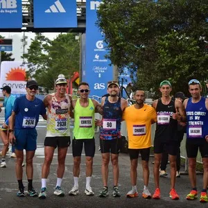 Salida de la carrera 21K de la Media Maratón de Bogotá