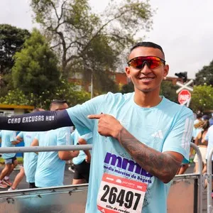 Competencia élite durante la Media Maratón de Bogotá 2026