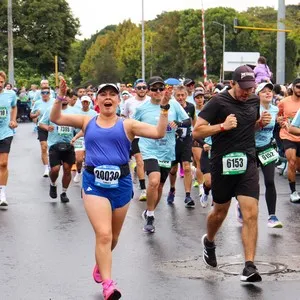 Activaciones deportivas durante la carrera atlética Bogotá