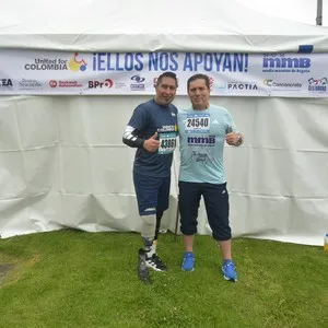 Corredor recorre el circuito oficial de la carrera en Bogotá.