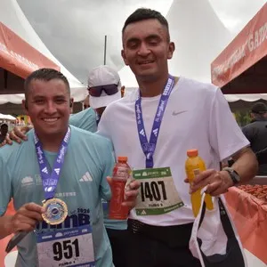 Corredor participa en los 21K de la Media Maratón de Bogotá.