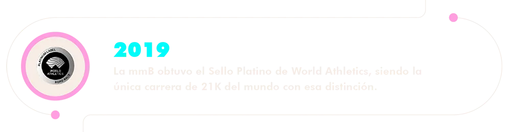 La mmB obtiene el Sello Platino de World Athletics